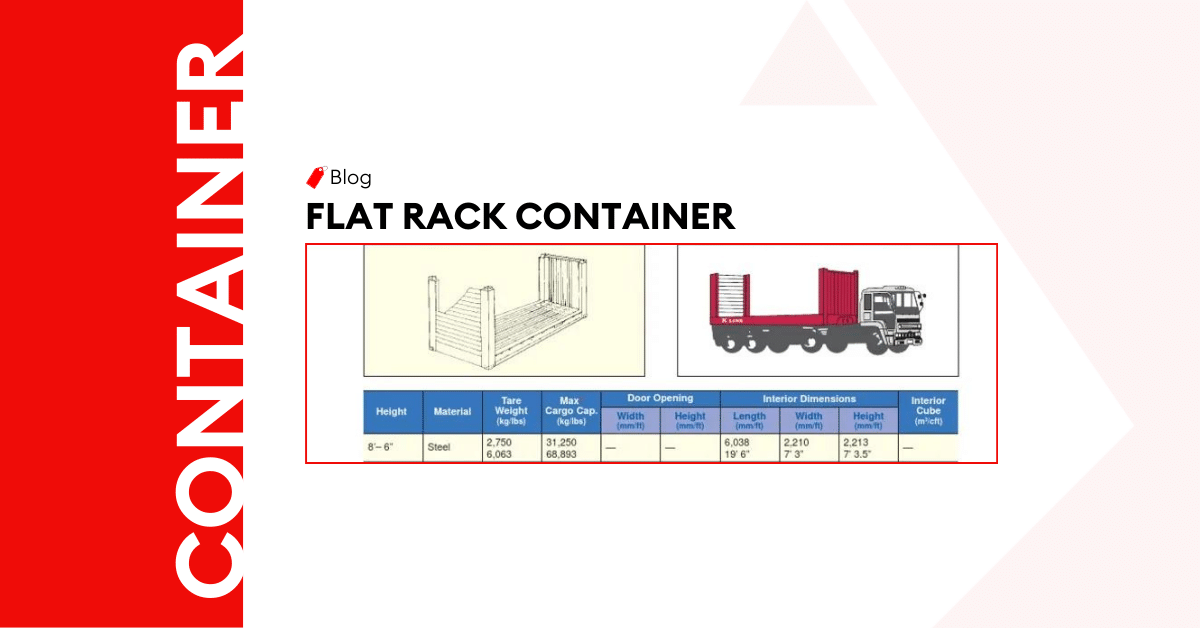 flat rack container