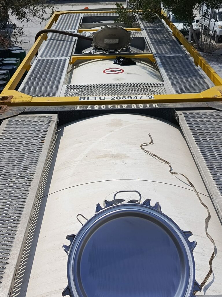 top view of truck