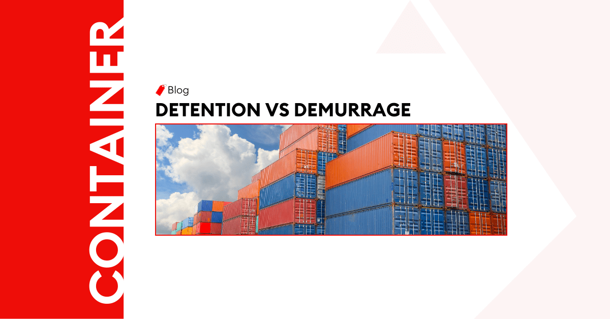 detention vs demmurage